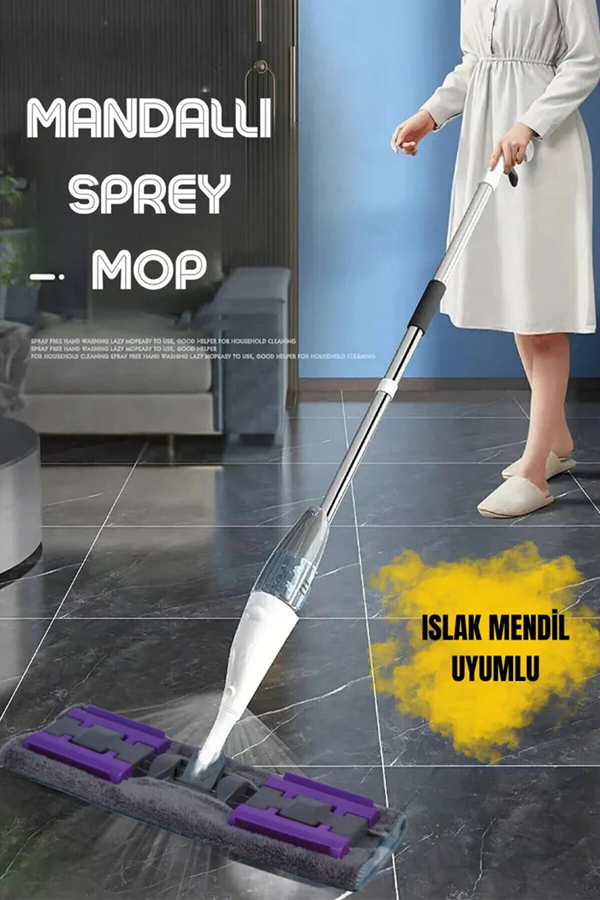 SPREYLİ MANDAL MOP